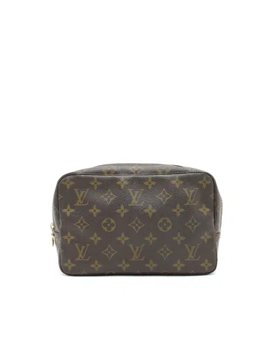 Pre-owned Louis Vuitton Monogram Truth Toilette 28 Bag In Brown
