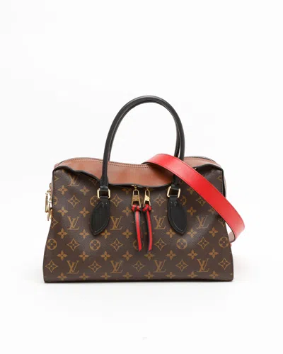 Pre-owned Louis Vuitton Monogram Tuileries Bag In Brown