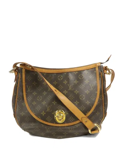 Pre-owned Louis Vuitton Monogram Tulum Gm Shoulder Bag In Brown