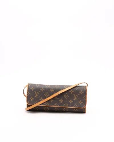 Pre-owned Louis Vuitton Monogram Twin Gm Pochette