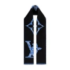 Louis Vuitton Monogram Two-sided Scarf In Blue