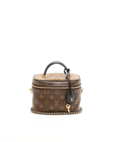 Pre-owned Louis Vuitton Monogram Vanity Pm Bag In Brown