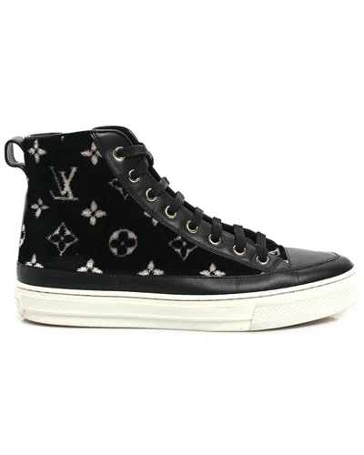 Pre-owned Louis Vuitton Monogram Velvet Stellar Sneaker (authentic Pre-loved)