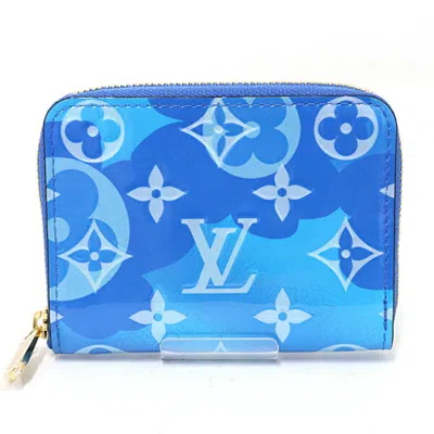 Pre-owned Louis Vuitton Monogram Vernis Blue Gold Monogram Monogram Vernis Coin Purse/coin Case () In Blue, Gold, Monogram