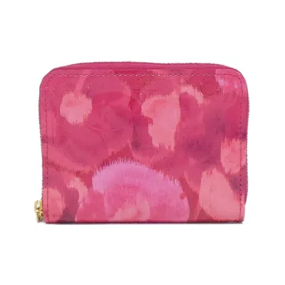 Pre-owned Louis Vuitton Monogram Vernis Indian Rose Leather Coin Purse/coin Case ()