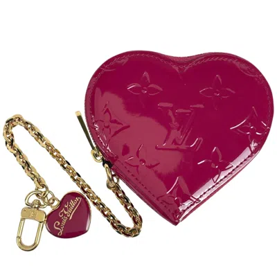 Pre-owned Louis Vuitton Monogram Vernis Indian Rose Monogram Vernis Coin Purse/coin Case ()