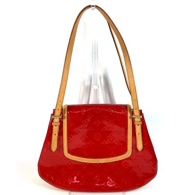 Pre-owned Louis Vuitton Monogram Vernis Red Color Rouge Monogram Vernis Shoulder Bag ()