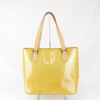 Pre-owned Louis Vuitton Monogram Vernis Tote Bag () In Yellow