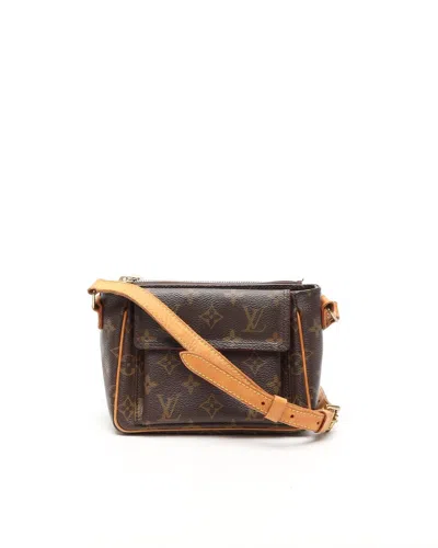 Pre-owned Louis Vuitton Monogram Viva Cite Bag In Brown