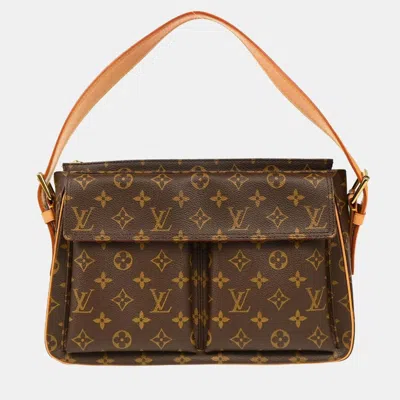 Pre-owned Louis Vuitton Monogram Viva Cite Gm Handbag