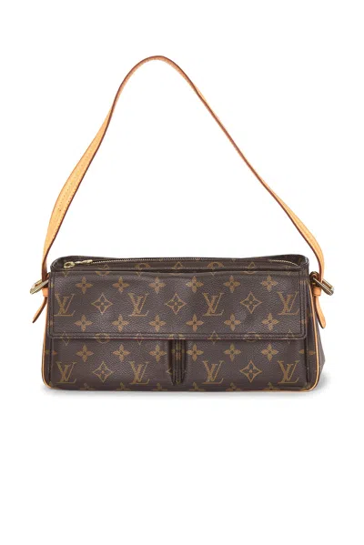 Pre-owned Louis Vuitton Monogram Viva Cite Mm Shoulder Bag In Brown
