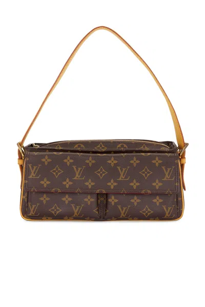 Pre-owned Louis Vuitton Monogram Viva Cite Mm Shoulder Bag In Brown