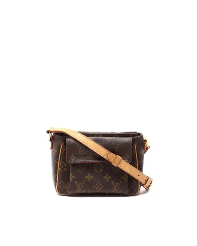 Pre-owned Louis Vuitton Monogram Viva Cite Pm Bag In Brown