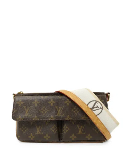 Pre-owned Louis Vuitton Monogram Vivacite Shoulder Bag In Brown