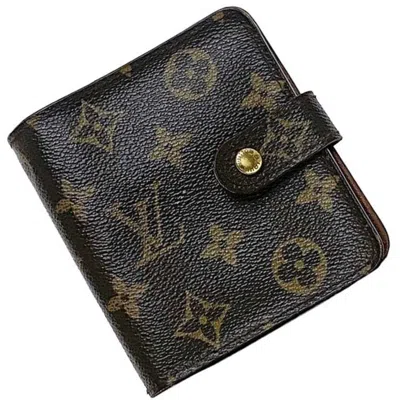 Pre-owned Louis Vuitton Monogram Wallet (bi-fold) () In Brown