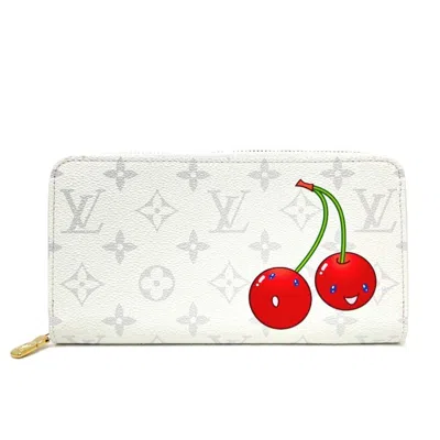 Pre-owned Louis Vuitton Monogram White Monogram Long Wallet (bi-fold) ()