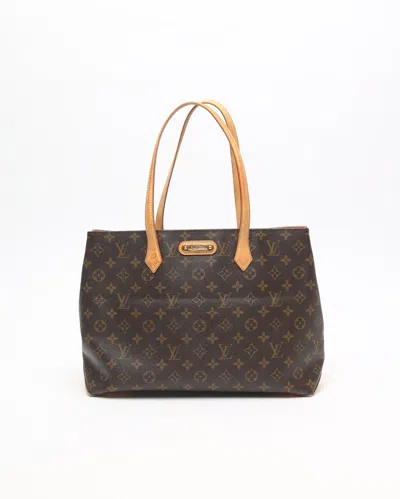 Pre-owned Louis Vuitton Monogram Wilshire Mm Tote