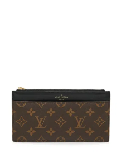 Pre-owned Louis Vuitton Monogram-pattern Purse In Brown