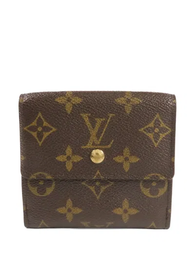 Pre-owned Louis Vuitton Monogram-pattern Wallet In Brown