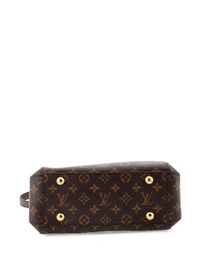 Pre-owned Louis Vuitton Montaigne Handbag Monogram Canvas Bb Satchel In Brown
