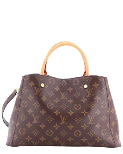 Louis Vuitton Montaigne Handbag Monogram Canvas Mm (authentic Pre-loved)