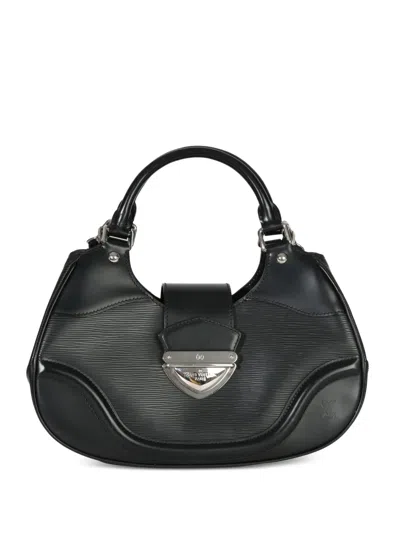 Pre-owned Louis Vuitton Montaigne Tote Bag In Black
