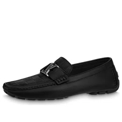 Louis Vuitton Monte Carlo Moccasin Shoes 'black Plaid Top'