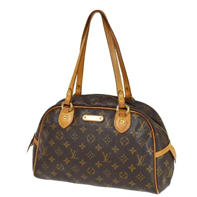 Pre-owned Louis Vuitton Montorgueil Brown Canvas Shoulder Bag ()