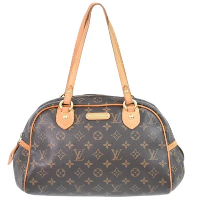 Pre-owned Louis Vuitton Montorgueil Canvas Tote Bag () In Brown