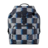 Louis Vuitton Montsouris Backpack In Blue