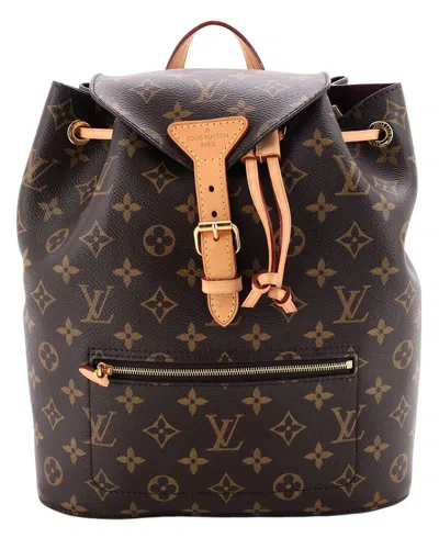 Pre-owned Louis Vuitton Montsouris Backpack Monogram (authentic Pre-loved)