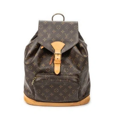Pre-owned Louis Vuitton Montsouris In Brown