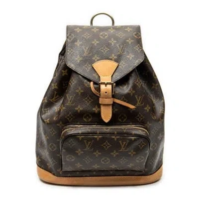 Pre-owned Louis Vuitton Montsouris In Brown