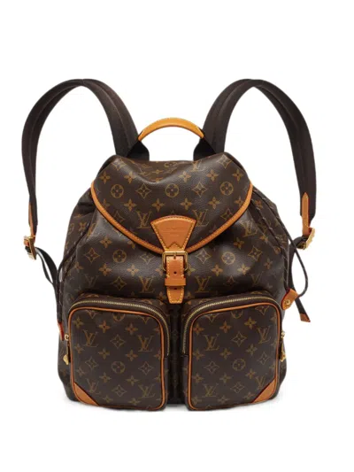 Pre-owned Louis Vuitton Montsouris Cargo Monogram Backpack In Brown