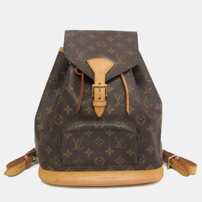 Pre-owned Louis Vuitton Monogram Montsouris Mm Backpack Monogram