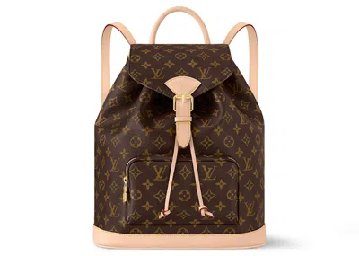 Pre-owned Louis Vuitton Montsouris Mm Monogram Backpack