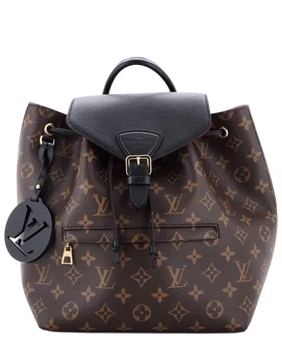 Pre-owned Louis Vuitton Montsouris Nm Backpack Monogram With Pm (authentic Pre-loved)