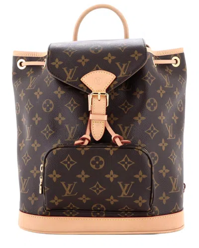 Pre-owned Louis Vuitton Montsouris Nnm Backpack Monogram Pm (authentic Pre-loved)