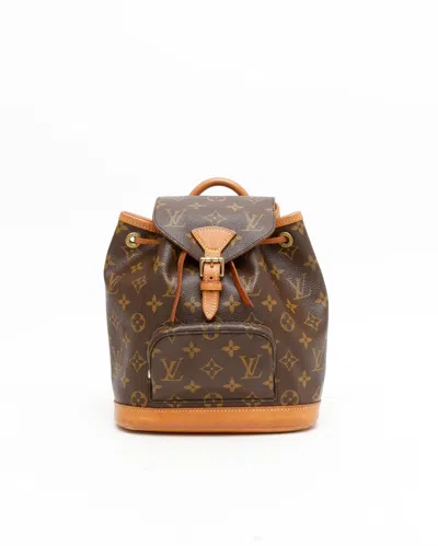 Pre-owned Louis Vuitton Montsouris Pm Backpack