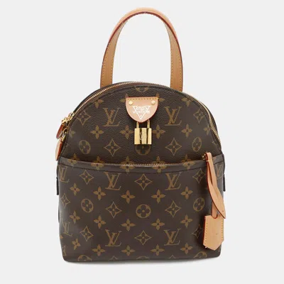 Pre-owned Louis Vuitton Moon Backpack Noir Monogram In Black