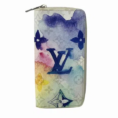 Pre-owned Louis Vuitton Multi-color Leather Long Wallet (bi-fold) ()