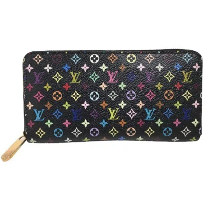 Pre-owned Louis Vuitton Multi-color Noir Long Wallet (bi-fold) () In Multi-color, Noir