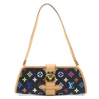 Pre-owned Louis Vuitton Multi-color Noir Monogram Multicolore Clutch Bag Handbag ()