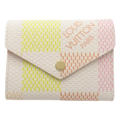 Pre-owned Louis Vuitton Multi-color Peche Canvas Wallet (tri-fold) ()