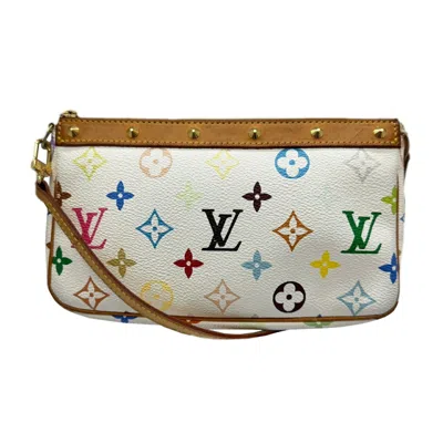 Pre-owned Louis Vuitton Multi-color White Monogram Multicolore Pouch Shoulder Bag ()