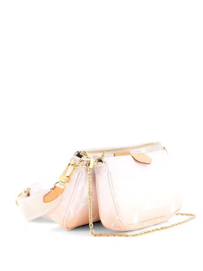 Pre-owned Louis Vuitton Multi Pochette Accessoires By The Pool Monogram Giant Crossbody Bag In Neutral