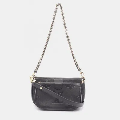 Pre-owned Louis Vuitton Multi Pochette Accessoires Monogram Black Chain Shoulder Bag