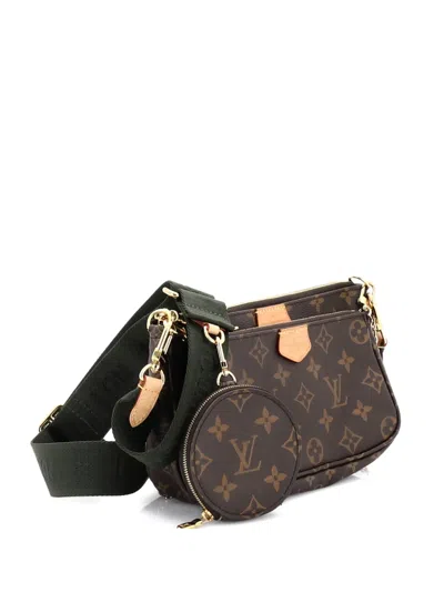 Pre-owned Louis Vuitton Multi Pochette Accessoires Monogram Canvas Crossbody Bag In Brown