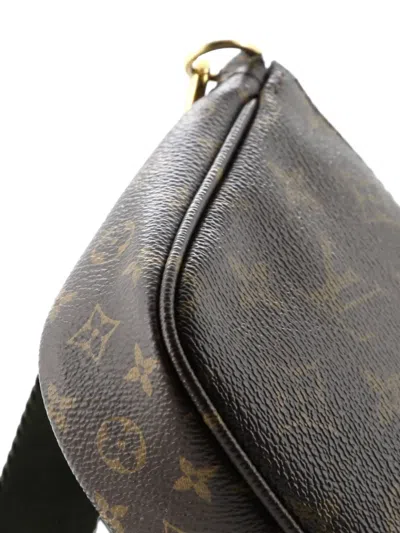 Pre-owned Louis Vuitton Multi Pochette Accessoires Monogram Canvas Crossbody Bag In Brown