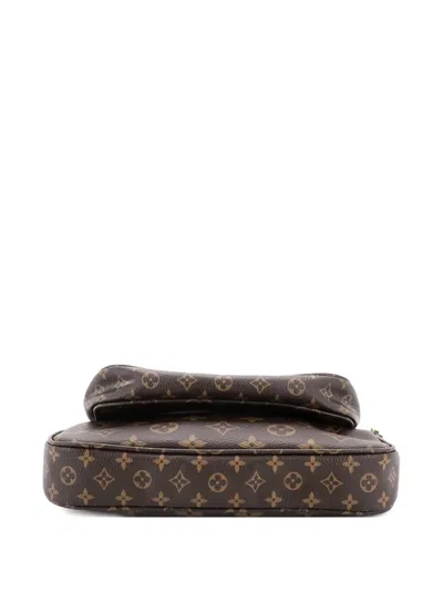 Pre-owned Louis Vuitton Multi Pochette Accessoires Monogram Canvas Crossbody Bag In Brown